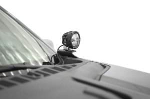 Ford F150 Raptor Ditch Light Brackets - Driver/Passenger Side - Addictive Desert Designs - 2-Stage Hammer Black Powder Coat - Black - `21-`27 Ford F150 Raptor Ditch Light Brackets - Driver/Passenger Side - Addictive Desert Designs - 2-Stage Hammer Black Powder Coat - Black - `21-`27